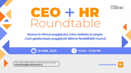 CEO + HR Roundtable | 18 iunie 2025, București