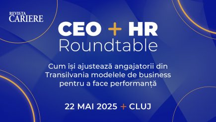 HR Grow: CEO & HR Roundtable | 22 mai 2025, Cluj