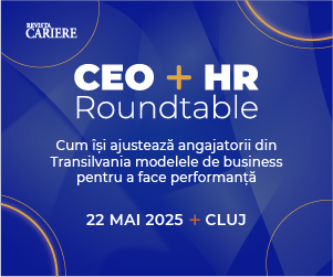 HR Grow: CEO & HR Roundtable | 22 mai 2025, Cluj