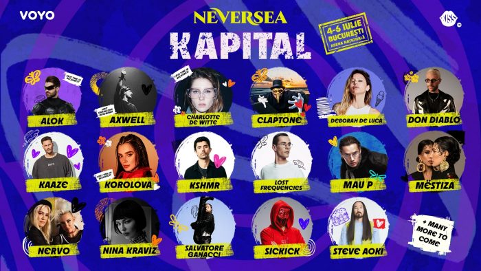 Neversea Kapital anunță lineup-ul pentru 2025. Axwell, Alok și Nina Kraviz, printre headlinerii care vor urca pe scenă