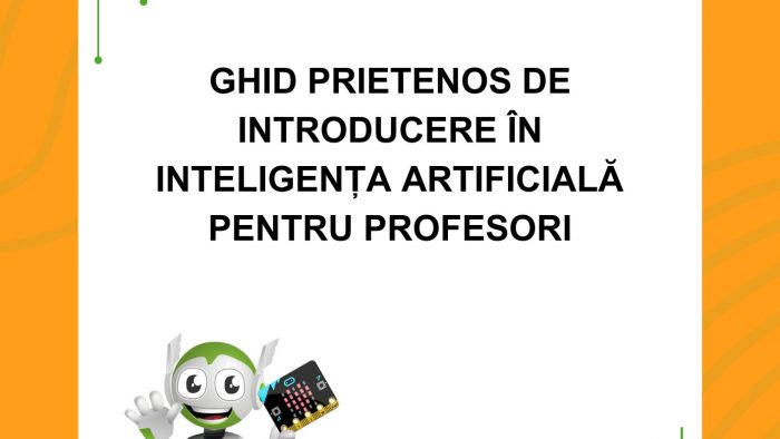 RoboHub lansează primul ghid de introducere în AI pentru profesori