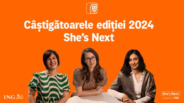Granturi de 60.000 euro pentru femei antreprenor: ING și Visa extind programul She’s Next în România