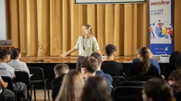 O generație care schimbă lumea, cu primul pas în orașul lor: innoGROW la Colegiul Național „Mihai Eminescu” Oradea | INTERVIU