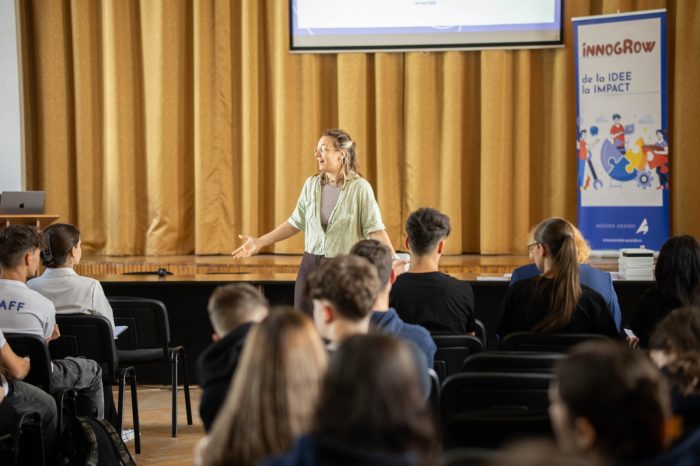O generație care schimbă lumea, cu primul pas în orașul lor: innoGROW la Colegiul Național „Mihai Eminescu” Oradea