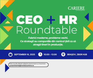 CEO & HR Roundtable | 18 septembrie 2025, BRAȘOV